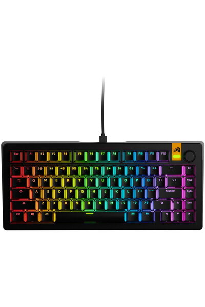 Glorious Tastatură mecanică GMMK 3, switch-uri Fox HE, 81 de taste, USB, cu f...