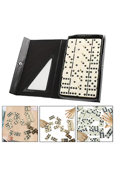Choice Double Six Domino Set Classic Board Game Toy Family 28 Dominoes in Por...
