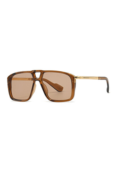 Choice Ginger 2024 New European and American Men's Aviator Glasses Retro Doub...