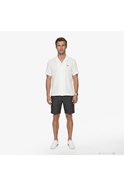 Lacoste Erkek Slim Fit Siyah Bermuda Şort