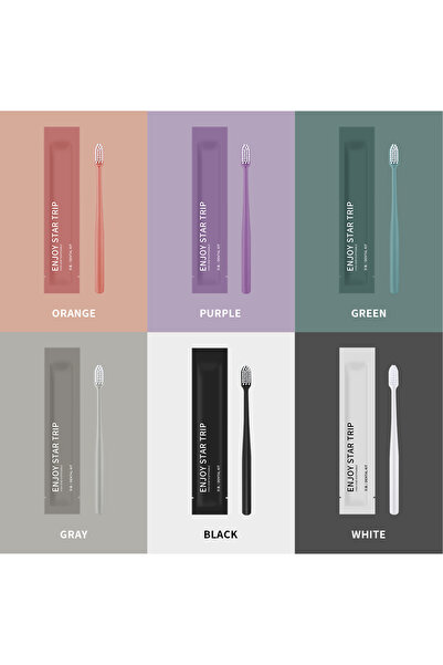 Choice 6 colors 6PCS Disposable Toothbrush Travel Portable Toothbrushes Hotel...