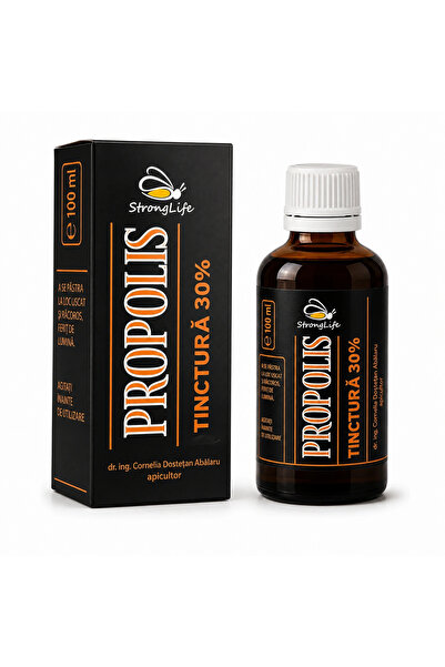 Strong Life Tinctura de propolis 30% - 100ml by Dr. Ing. Cornelia Dostetan Ab...