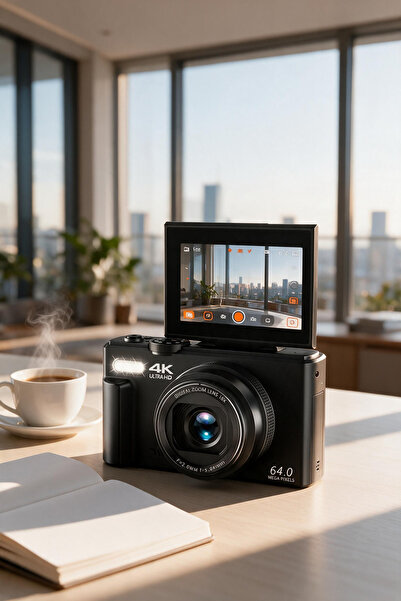 Demine 4K Digital Camera for Photography, 64MP Vlogging Camera for YouTube wi...