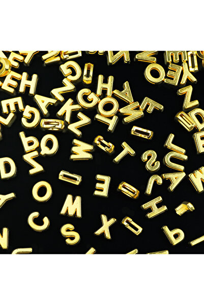 Choice 80pcs 1Pack FZ285-1 80pcs/Lot DIY Jewelry Making 26 Letters Beads Gold...