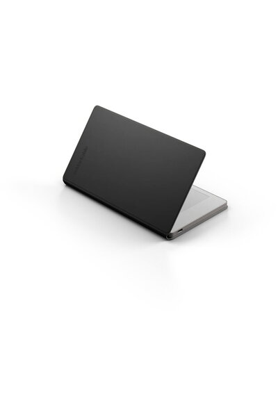 remarkable Husa tip carte premium pentru Paper Pro Move, Piele-Negru