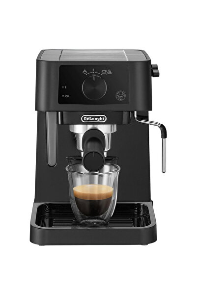 DELONGHİ Espressor manual DE’LONGHI Stilosa EC 235.BK, 1l, 1100W, 15 bari, Negru