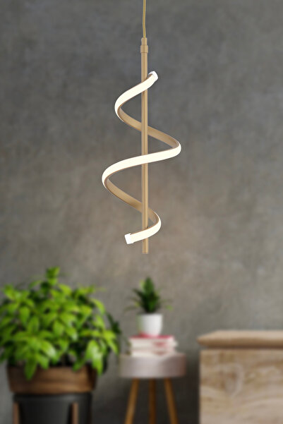 Apliqa Leatrice Tekli Eskitme 3 Renkli 20 Watt Ledli Modern Oturma Odası, Kor...