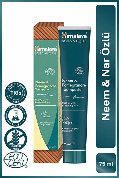 Himalaya Since 1930 معجون أسنان مضاد للالتهابات بحجم 75 مل | معتمد من إيكوسير...