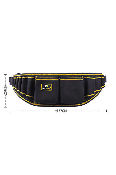 Choice4 1 Heavy Duty Construction Tool Belt Multi-Pocket Wrap Tools Bag with ...