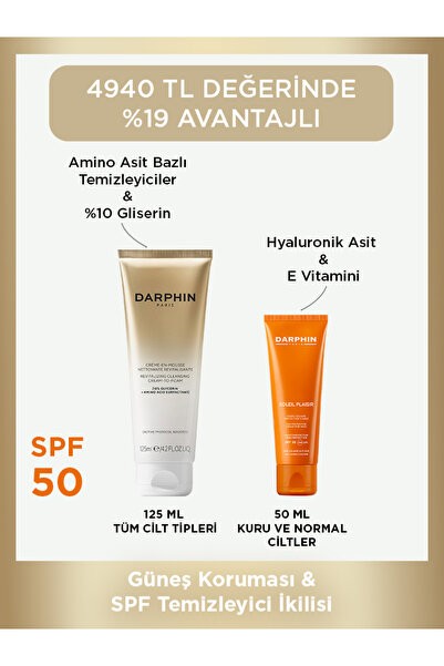 Darphin YÜKSEK GÜNEŞ KORUMASI & SPF TEMİZLEYİCİ İKİLİSİ