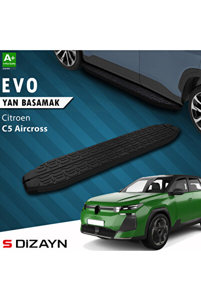 S Dizayn S-Dizayn Citroen C5 Aircross 2 Hybrid Benzinli Evo Siyah Yan Basamak...