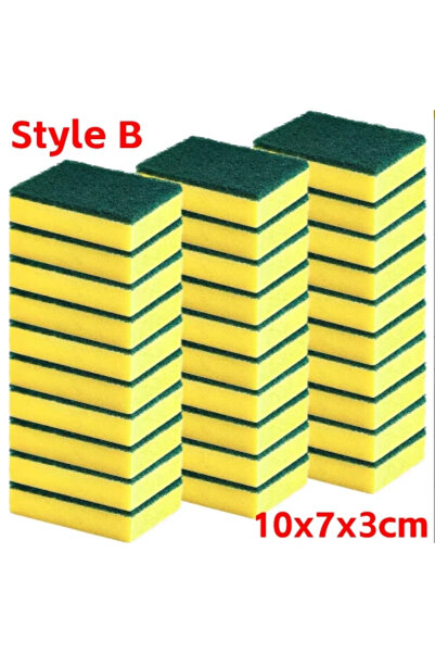 Choice6 30pc 10-50Pcs Double-Sided Scouring Pads Kitchen Sponge Dishwashing S...