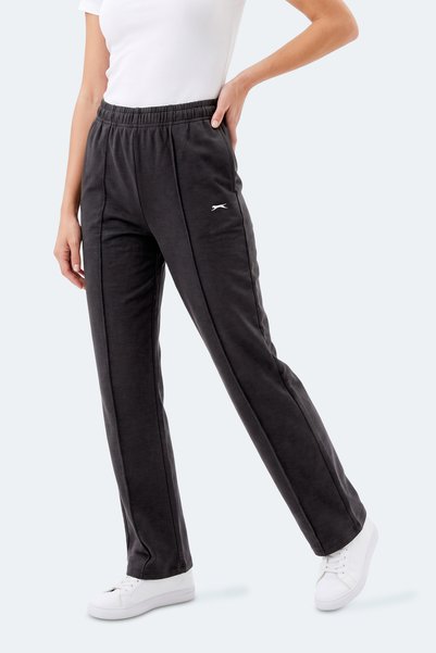 Slazenger Mable Women's Wide Leg Black Sweatpants