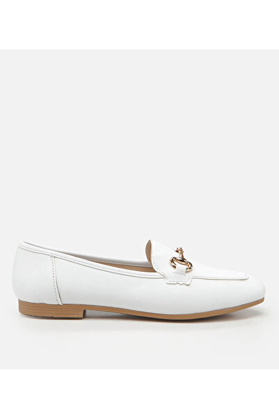 Yaya by Hotiç Women's White Yaya Loafers