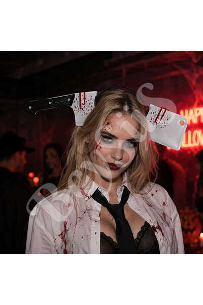 BeySüS Halloween Cadılar Bayramı Tac Satır Görünümlü
