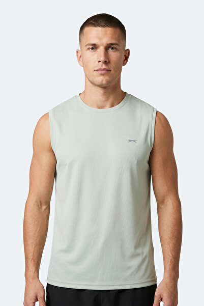 Slazenger Ανδρικό αμάνικο ανοιχτό πράσινο μπλουζάκι HAZZAR I