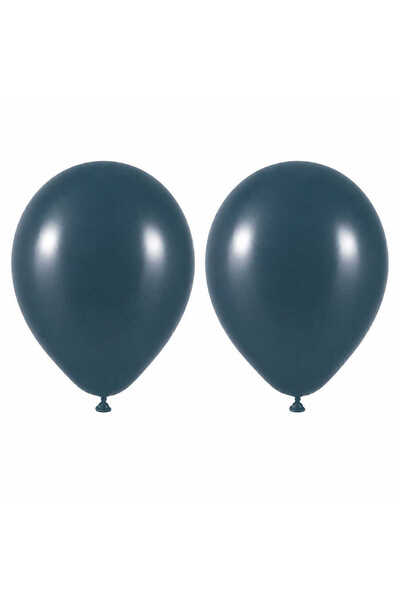 BeySüS Deep Ocean Color Latex Retro Balloon (50 cm) - 2 Pieces