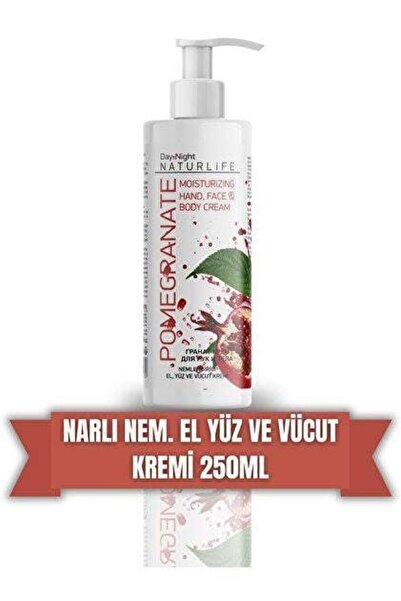 Naturlife كريم مرطب لليدين والوجه والجسم بخلاصة الرمان
