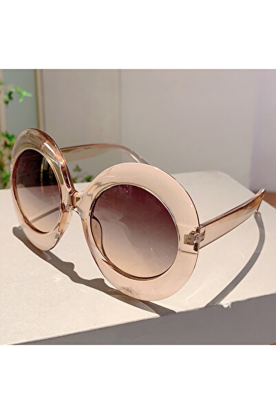 Choice as picture shows champange-grey tea KAMMPT Oversized Round Sun Glasses...