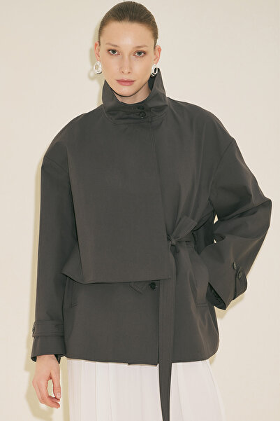 Manuka Ria Design Trench Coat Anthracite