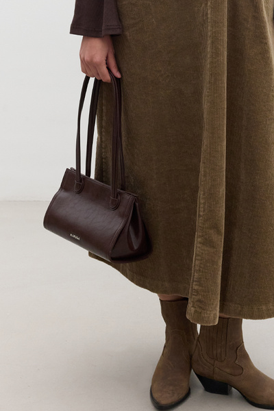Manuka Sunhee Baget Shoulder Bag Brown