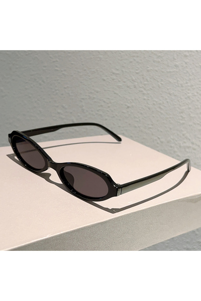 Choice5 without case black-black KAMMPT Vintage Oval Sunglasses New Fashion C...
