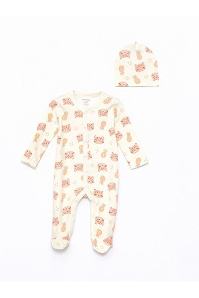 LC Waikiki LCW baby Bisiklet Yaka Kız Bebek 3'lü Takım