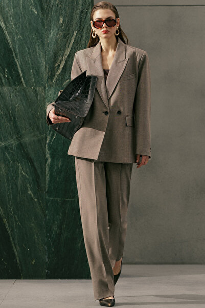 Manuka Tasarim Palazzo Pants Vizon