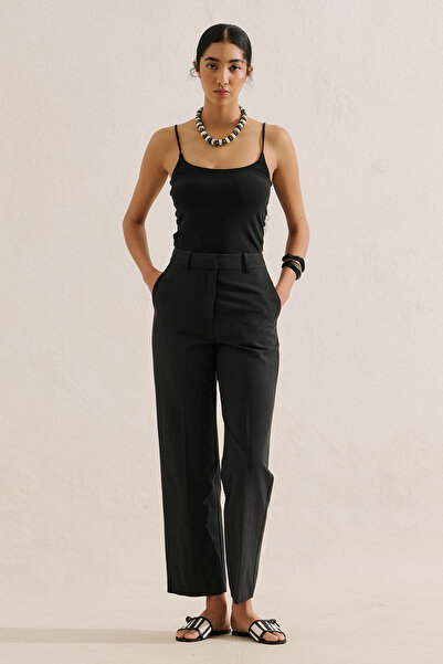 Manuka Classic Straight Pants Black