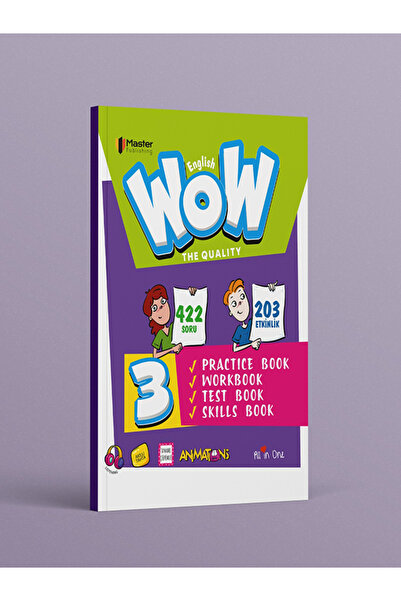 Fenomen Yayıncılık WOW English 3 Practice Book Workbook Test Book