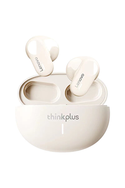 LENOVO Beige XT62 Earphones Bluetooth 5.3 Mini Earbuds Wireless HiFi Sport No...