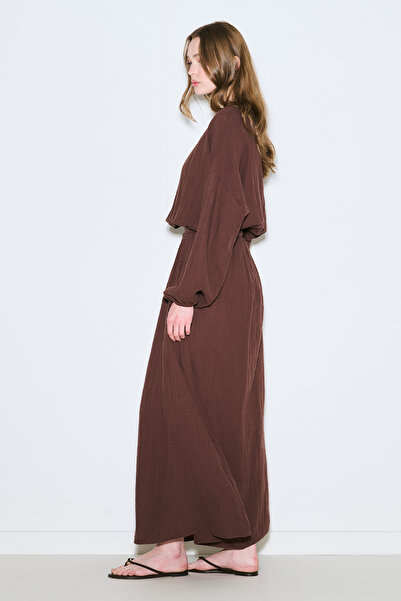 Manuka Brown Modest Dresses with Best Prices