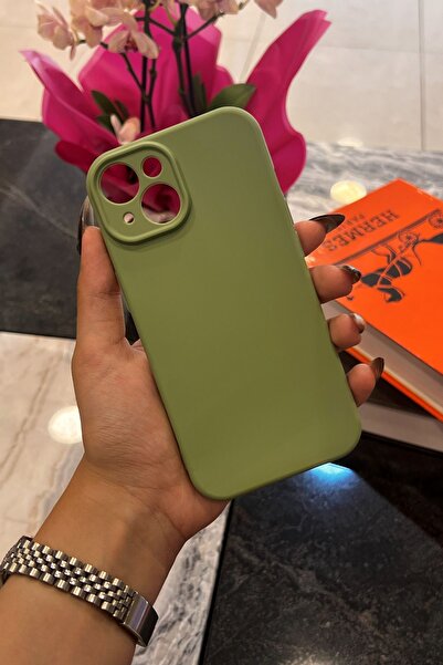 PSGT iPhone 13/14 Silikon Kılıf Kamera Korumalı Kapak