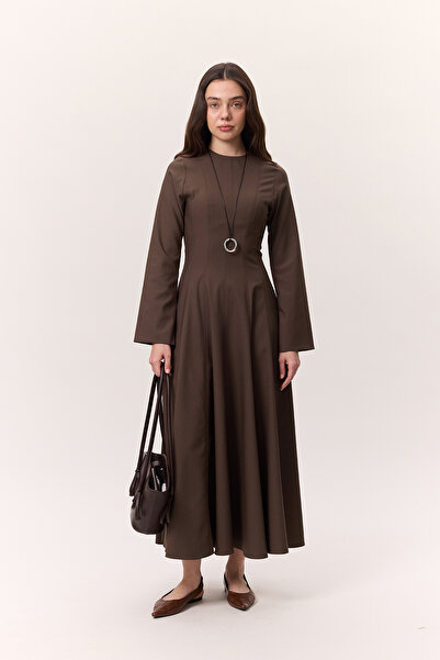 Manuka KUP DETAILKLEID BRAUN