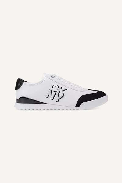 Dkny Eversley - Lace Up SNEAKER-WHB - WHT/BLK-7.5