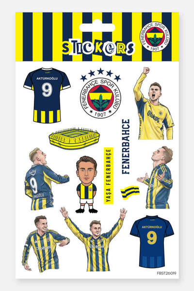 Fenerbahçe Pi̇olent Fbst26019 Fan Sticker Label 1 Yp. Single Color Card