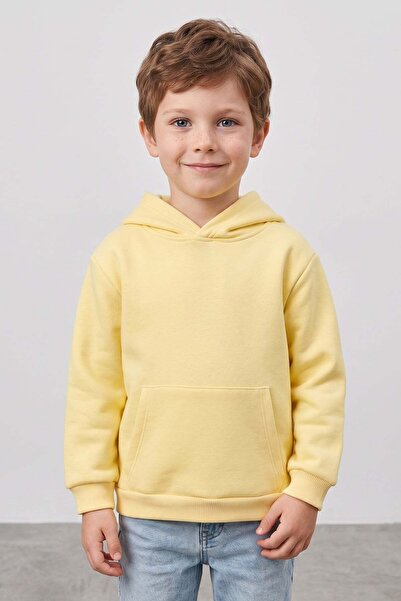 Fulla Moda Hanorac unisex pentru copii cu 3 straturi, buzunare cangur și glugă