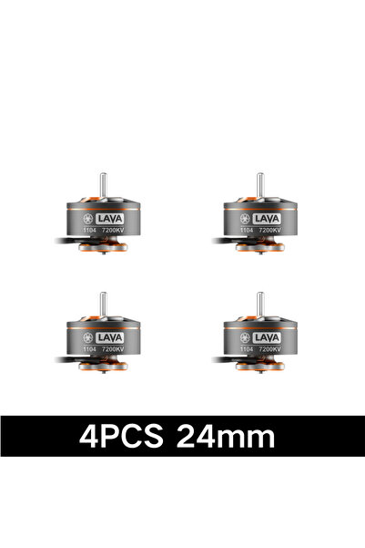 Choice1 4 قطع محركات BETAFPV LAVA 1104 7200KV 24/80mm بدون فرش مقاس 24 مم لطا...