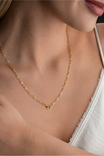 Zundesilver 40 Forse Thickness 45 cm Paperclip Model Chain