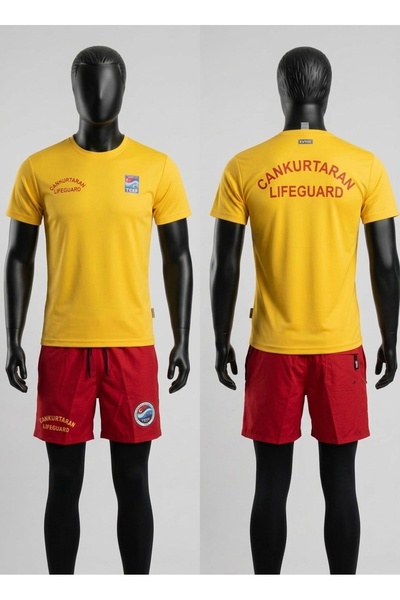 Lifeguard Cankurtaran Üniforma Set Dry Touch Kumaş Sıfır Yaka - Tssf