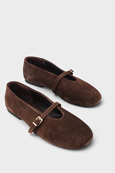 Capone Outfitters Robyn Genuine Leather Ballerinas