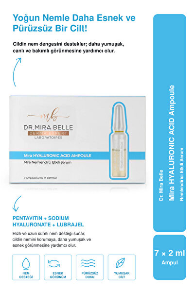Dr. Mira Belle Derma Expert Derin Nemlendirme & Dolgunlaştırıcı Etki Hyaluron...
