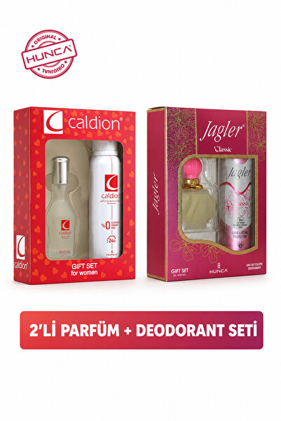 Caldion Kadın Edt100ml+150 Ml Deo & Jagler Bayan Edt 60 Ml+150 Ml Deo Set