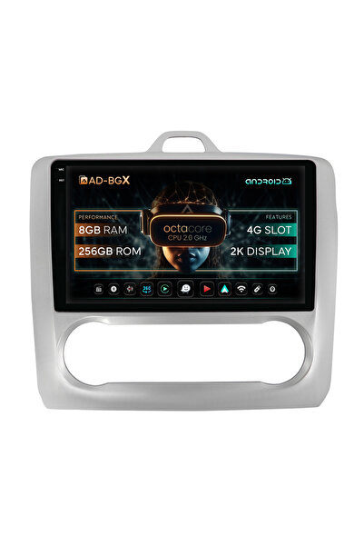 AutoDrop Navigatie Android Ford Focus MK2 (2004-2011), Clima automata, 9.5 in...