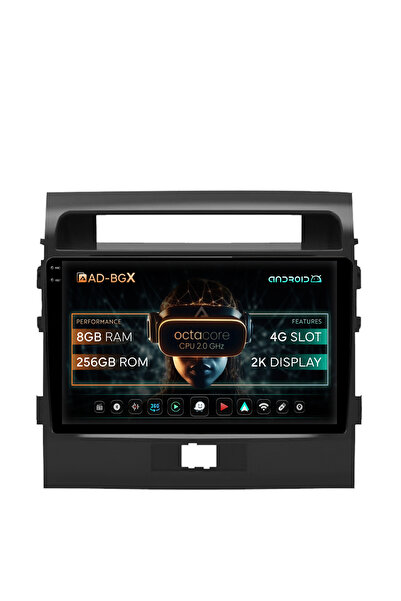 AutoDrop Navigație Android Toyota Land Cruiser 200 (2007-2015), 9,5 inch, 8GB...