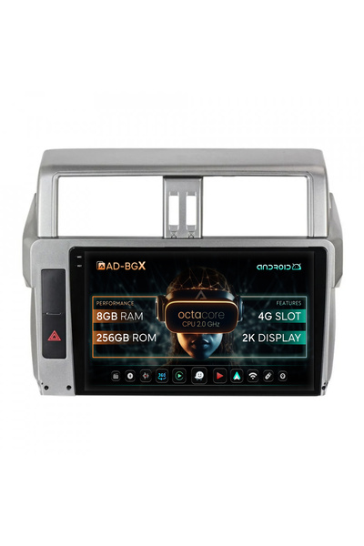 AutoDrop Navigație Android Toyota Land Cruiser Prado J150 (2013-2017), 9,5 in...