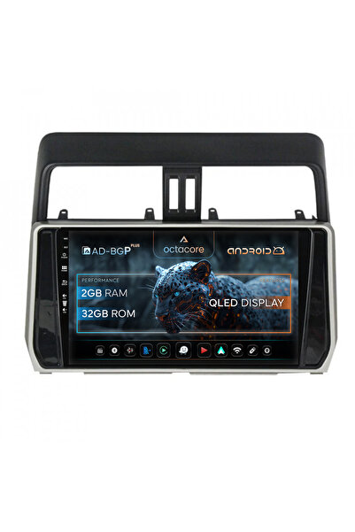 AutoDrop Navigație Android Toyota Land Cruiser / Prado J150 (2018+), 10.1 inc...