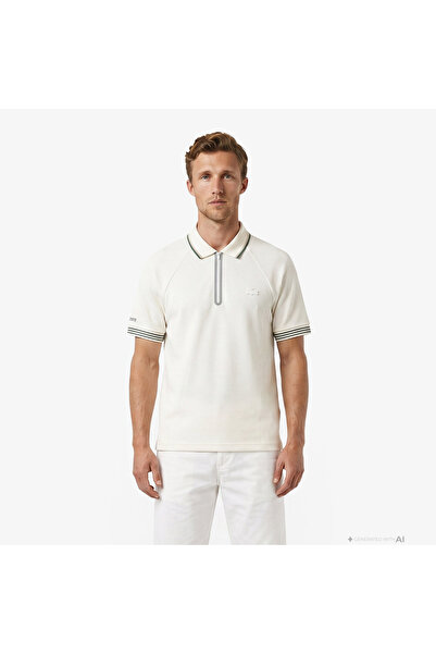 Lacoste Erkek Regular Fit Krem Polo