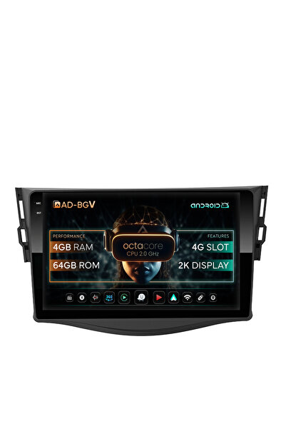 AutoDrop Navigatie Toyota RAV4 (2006-2013),Android 13,V-Octa/4GB RAM+64GB ROM...
