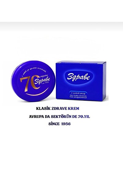 ZDRAVE Krem Bulgaristan Dan Ithal Yeni Üretim